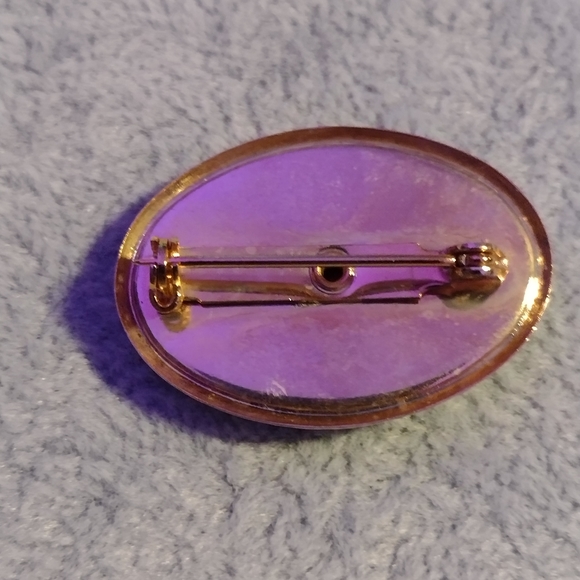 Vtg. Beautiful Guilloche Enamel Rose Brooch Earrings Set - Picture 3 of 9